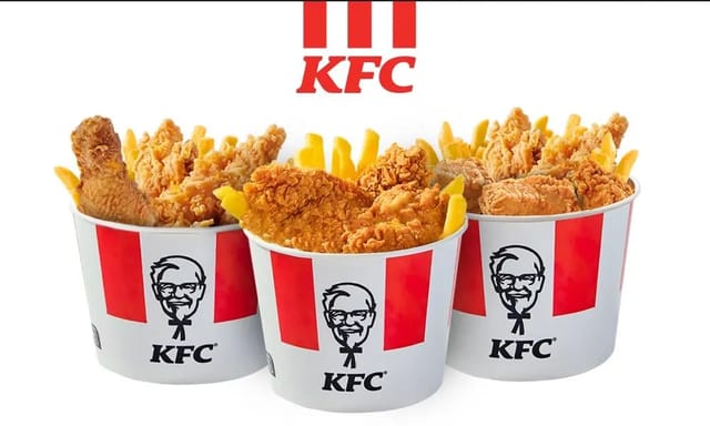 3 באקט של KFC
