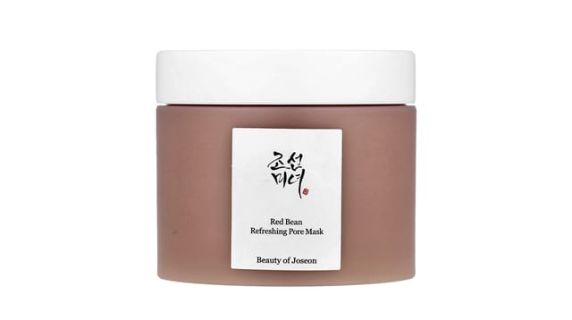 iHerb - צנצנת Beauty of Joseon מסכת פורים מרעננת, גוף חום-אדמדם עם מכסה לבן ותווית לבנה