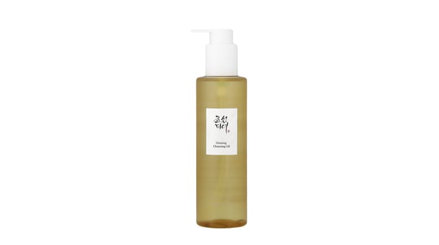 iHerb - בקבוק שמן ניקוי ג'ינסנג של Beauty of Joseon, שקוף בגוון זהוב-ירקרק עם מתקן משאבה לבן