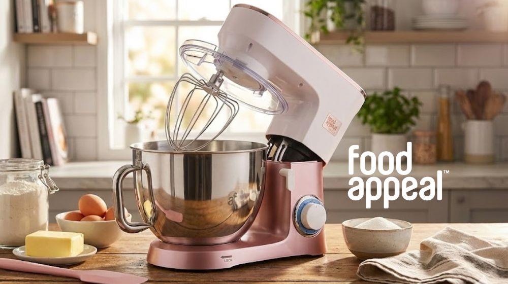  מיקסר מקצועי 8 ליטר לבן/רוז גולד ב-749 ₪ 
