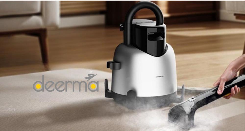 מנקה ספות ביתי מקצועי ומאובזר Deerma ב- ₪1,490 + נוזל ניקוי מולטי קלינר סנונית בשווי 69 ₪