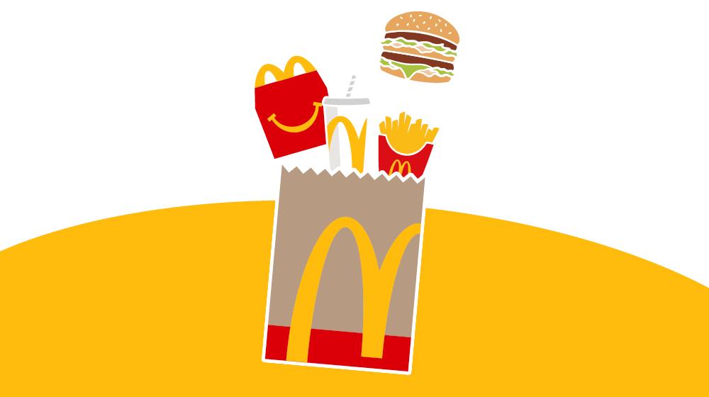 מתנה גלידה בגביע של מקדונלדס