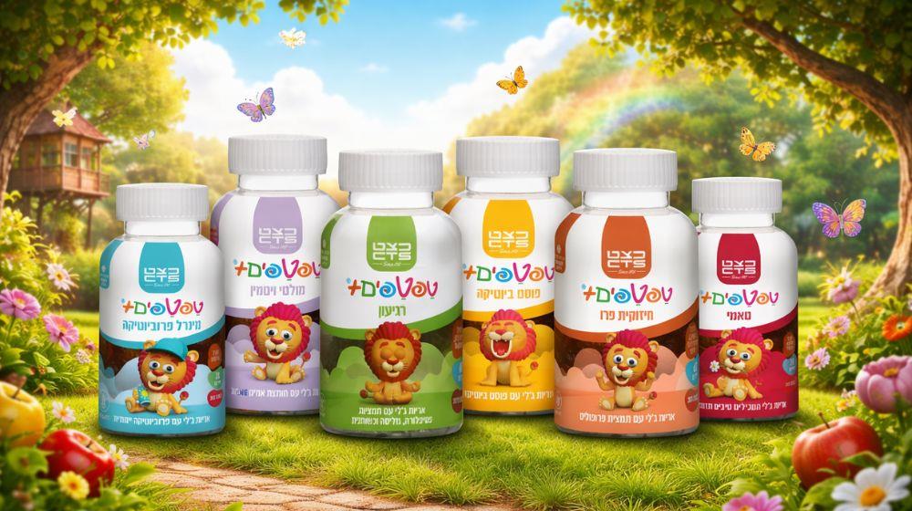 סדרת הויטמנים וצמחי מרפא לילדים