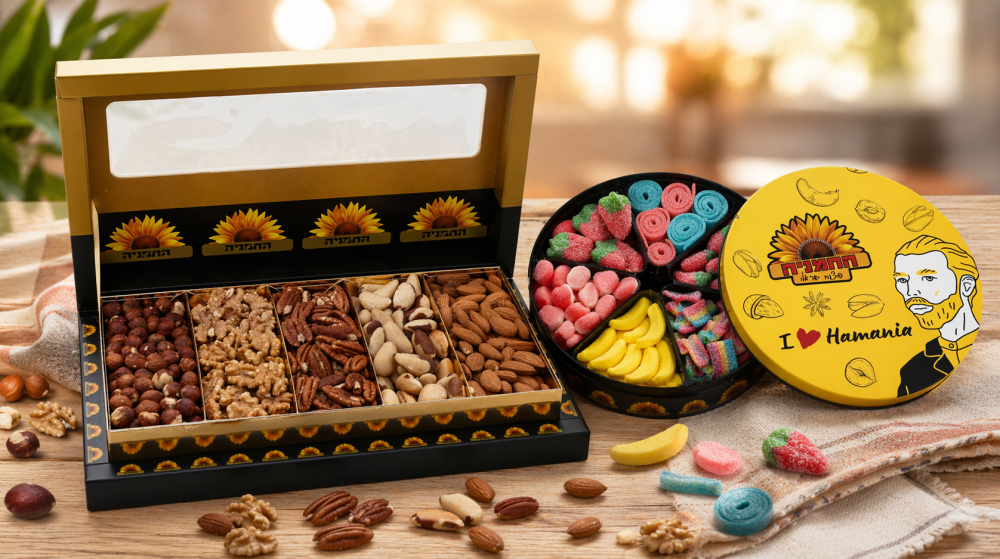 רשת החמנייה זוג מארזים מפנקים ב 109 ₪  