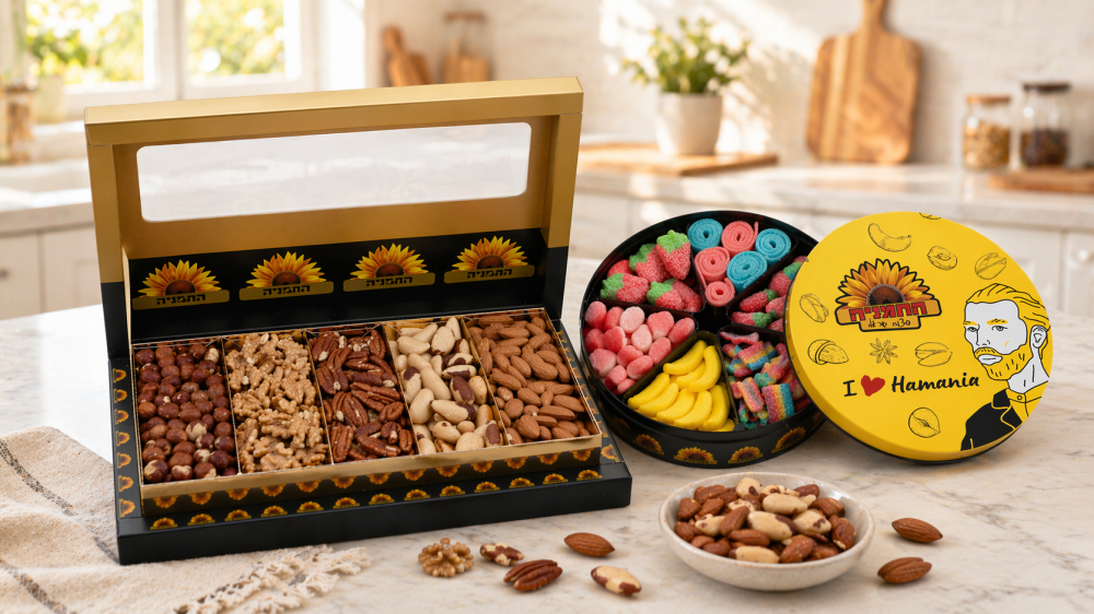 רשת החמנייה זוג מארזים מפנקים ב 109 ₪  