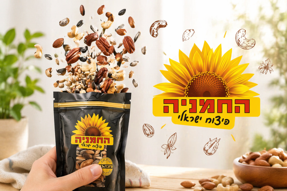 רשת החמניה שובר כספי בשווי 100 ₪ ב-85 ₪   