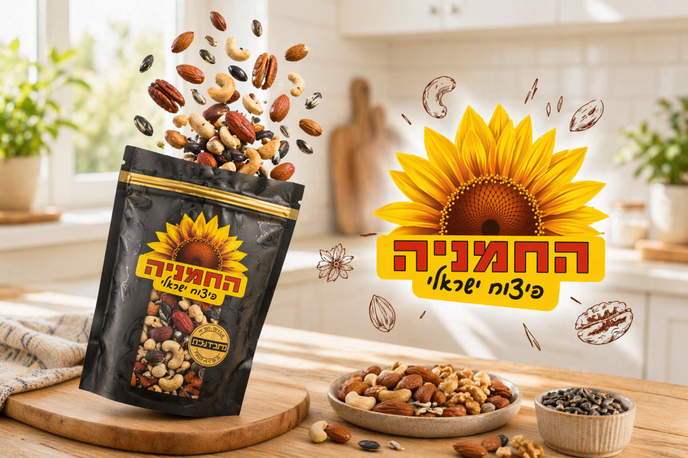 רשת החמניה שובר כספי בשווי 100 ₪ ב-85 ₪   