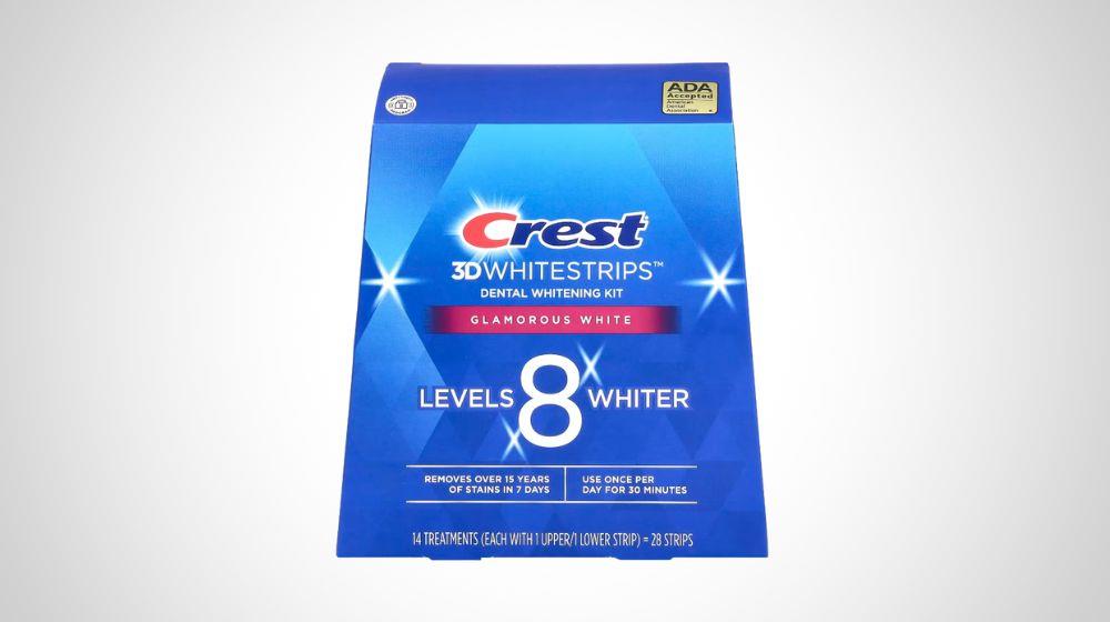 ערכה להלבנת השיניים - Crest‏, 3D Whitestrips   