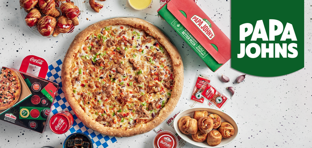 פיצה משפחתית פאפא ג'ונס + מנה נלוות / קינוח + 2 פחיות שתיה ב-99 ₪