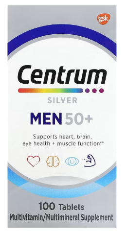 Centrum‏ לגברים בני 50+ , 100 טבליות