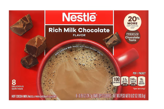 Nestle Hot Cocoa Mix‏, שוקולד חלב עשיר