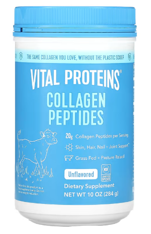 Vital Proteins‏, פפטידי קולגן, ללא טעם, 284 גר'