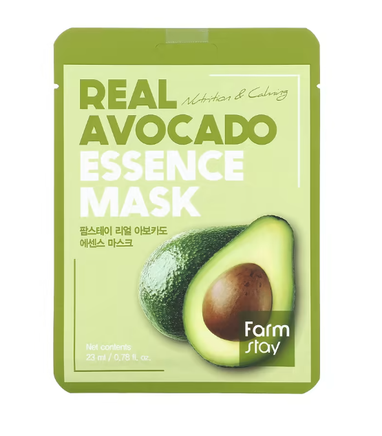 מסכת יופי Real Avocado Essence, יריעה אחת, 23 מ"ל