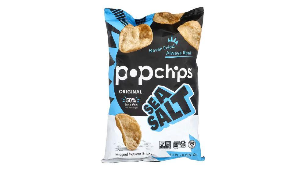 Popchips‏, Original, מלח ים, 142 גרם