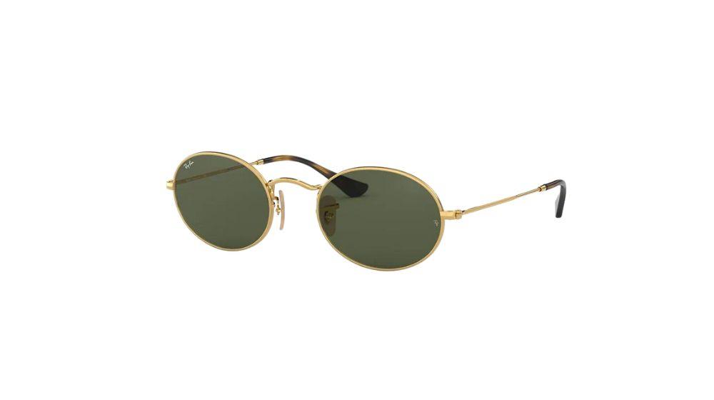 משקפי שמש Ray-Ban RB3547 מסגרת אובלית בצבע זהב ב - 458.15 ₪