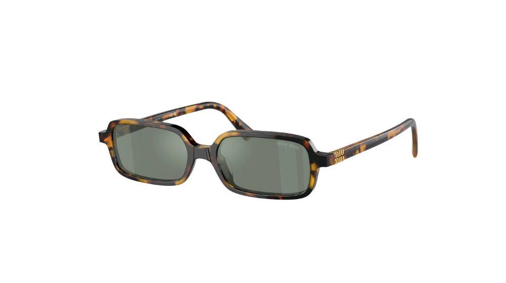 משקפי שמש Miu Miu 0MU11ZS מסגרת מלבנית בצבע חום ב - 917.15 ₪