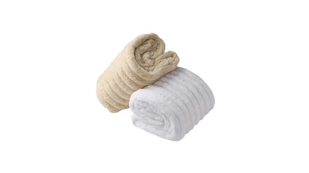 שמיכת דמוי פרווה דו צדדית דגם ASPEN 