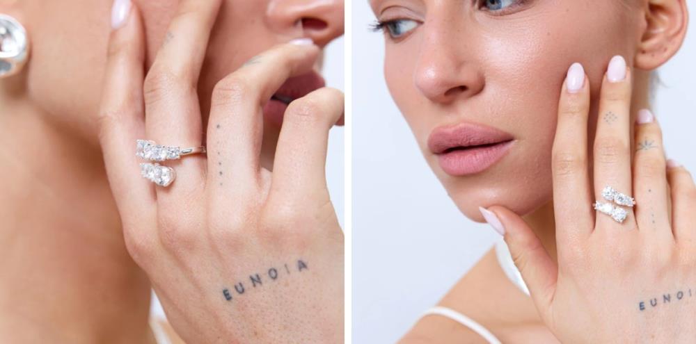 טבעת Celena כסף קריסטל