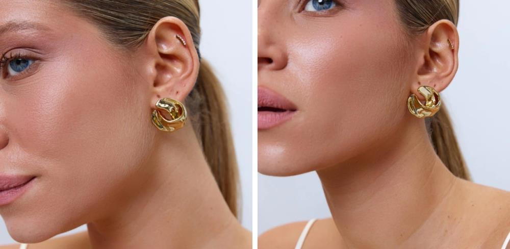 עגילי Jena זהב