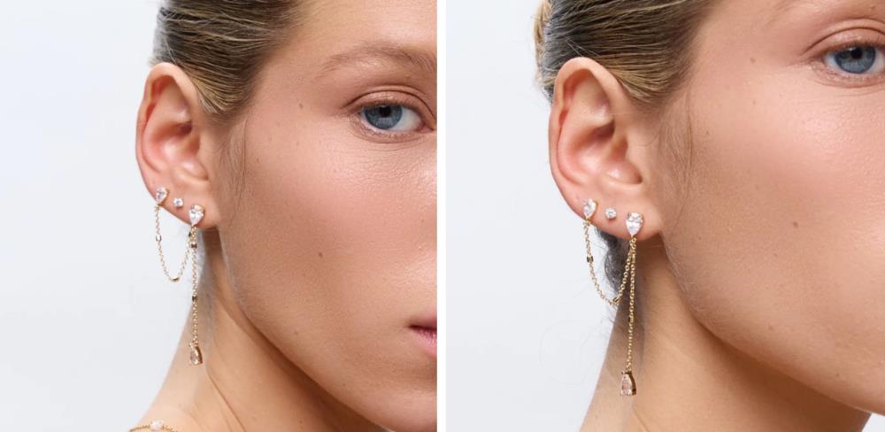 עגיל בודד Donato זהב קריסטל