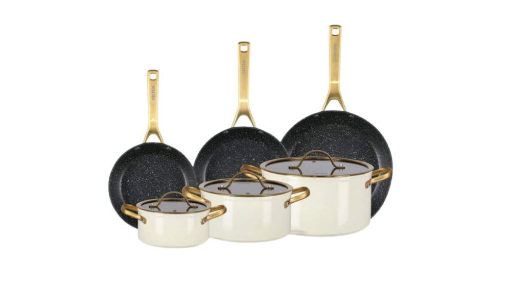  מארז כלי בישול 9 חלקים מסדרת IVORY ב - 499 ₪ במקום 2,077 ₪