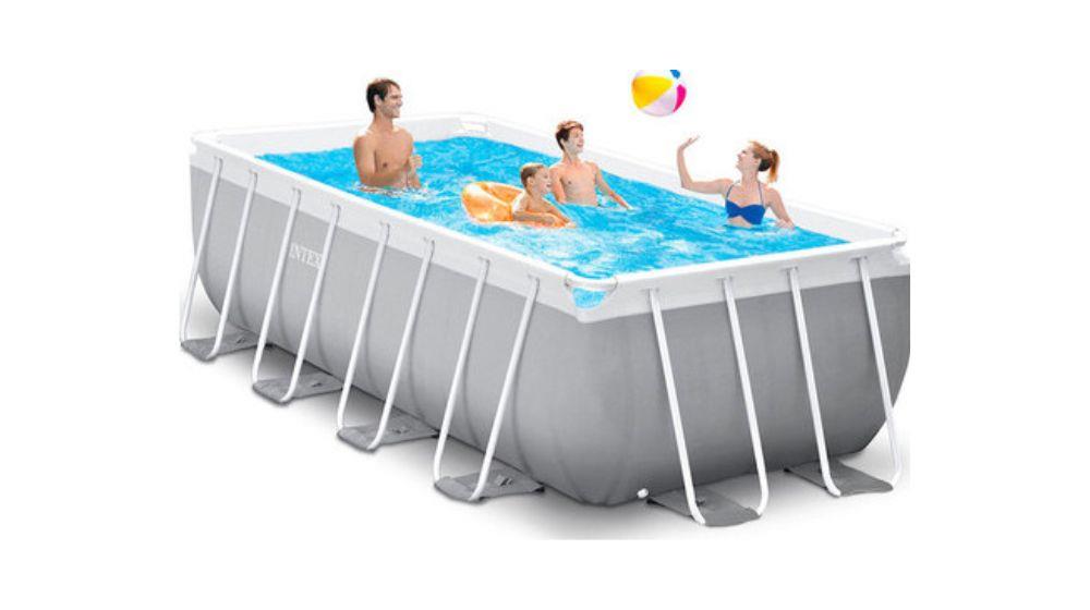 בריכת INTEX אולטרה מלבנית במידות 400X200X122 ס"מ