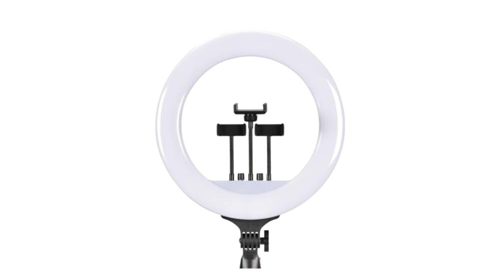 רינג לייט פרימיום 45 ס"מ LED כולל חצובה מתכווננת 1.9 מטר לצילום מקצועי | Energy