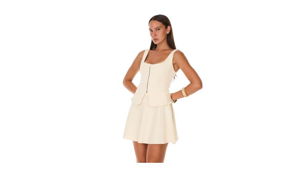 חולצת Kira Corset cream ב - 245.18 ₪