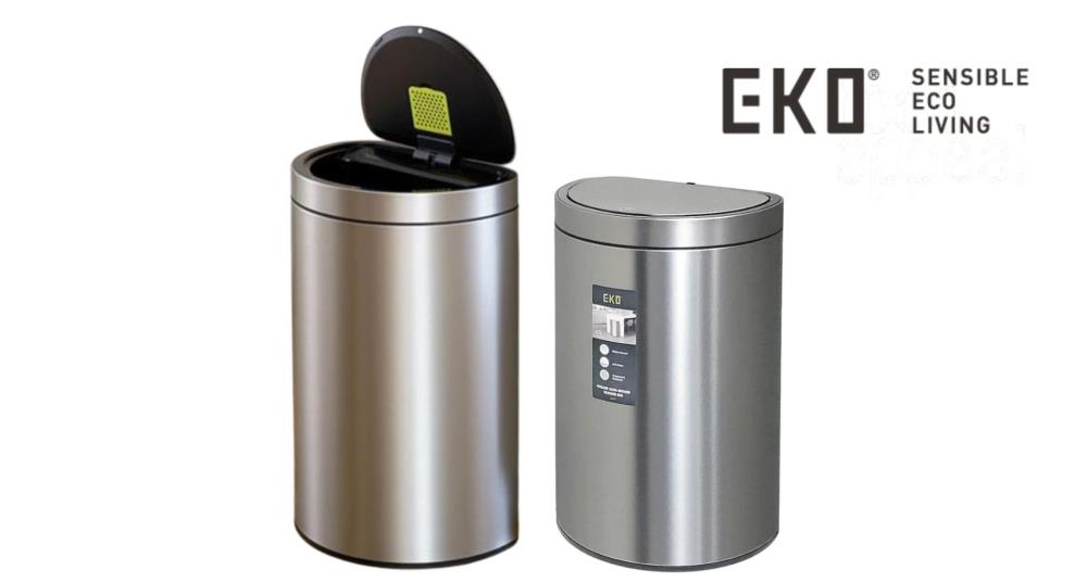 פח MIRAGE SEMI-ROUND חצי עיגול 47 ליטר נירוסטה מוברשת מבית EKO