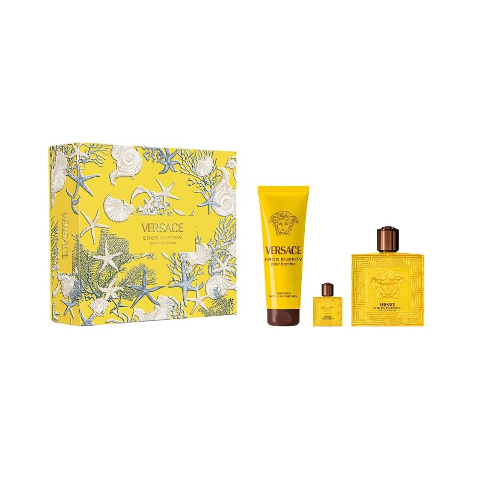 Eros Energy Set Edp VERSACE + פאוץ' לגבר מתנה ב - 269.4 ₪ 