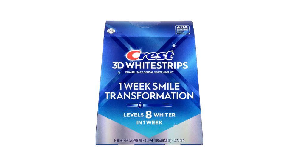 ערכת הלבנת שיניים 28 רצועות Crest  3D Whitestrips™‎ ב - 144.49 ₪