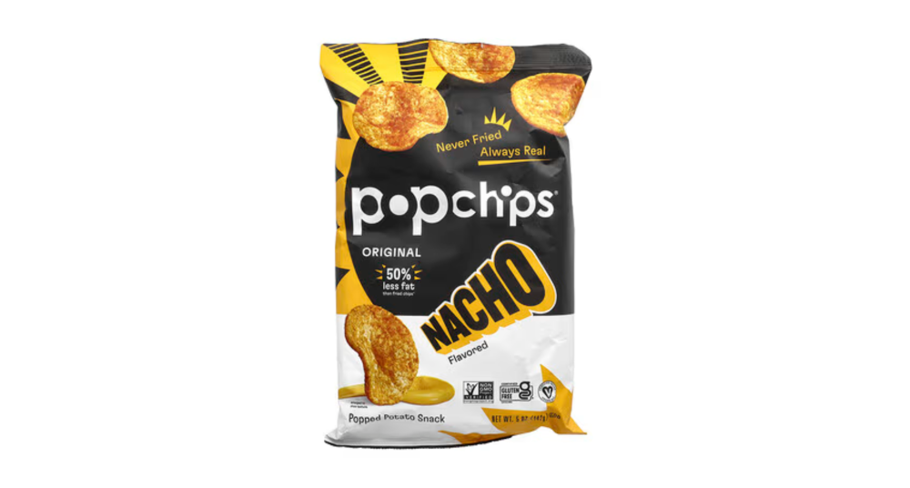צ'יפס תפוח אדמה שלא מטוגן אלא “מפוצח” בלחץ (popped), מה שמוביל לפחות שומן ב־50% בהשוואה לצ'יפס מטוגן רגיל.  