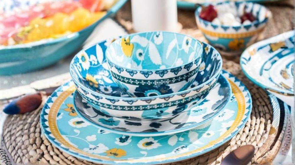 צלחת אוכל 26.5 ס"מ - סדרת Rhapsody - תכלת 19.17 ₪