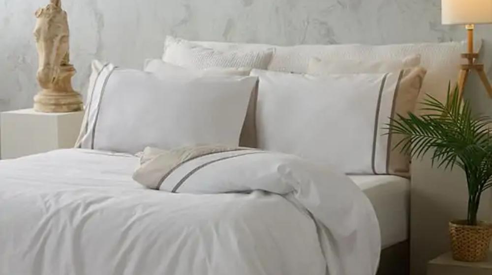 סט מצעי כותנה פרקל דגם פנמה T400