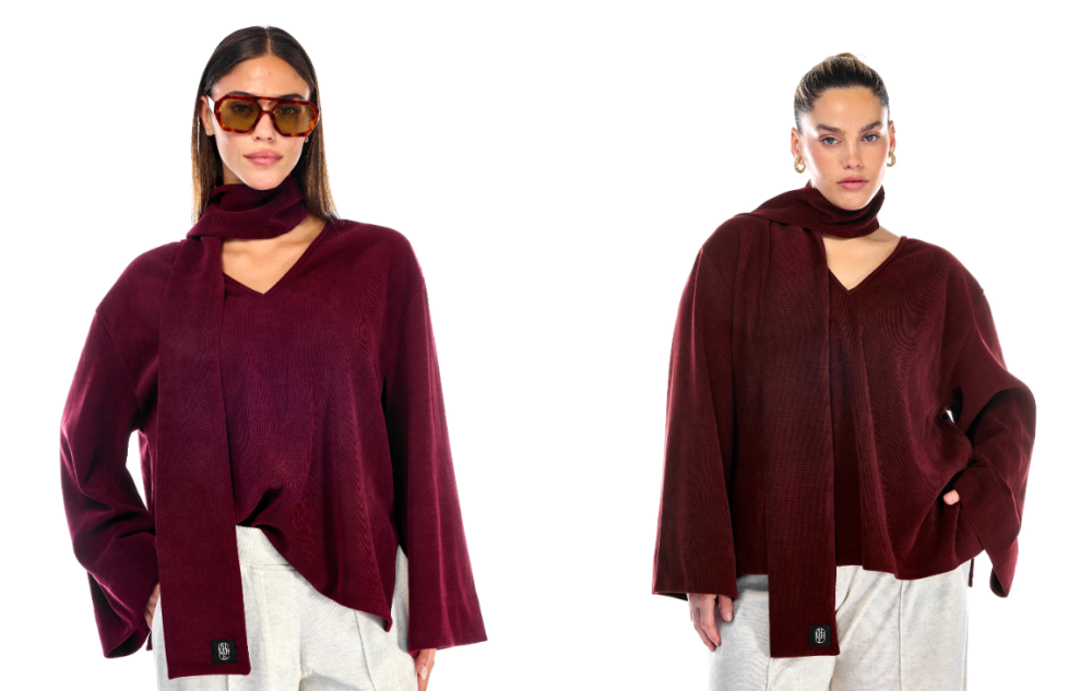 Sol Sweater Burgundy